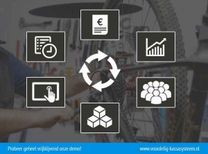 fietsenwinkel kassa, kassasysteem fietsenwinkel
