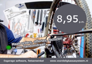 fietsenwinkel kassasysteem, kassa software fietsenwinkel, fietsenwinkel kassa programma