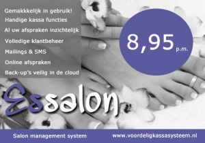 nagelsalon kassasysteem, nagelsalon software, pedicure systeem, manicure systeem