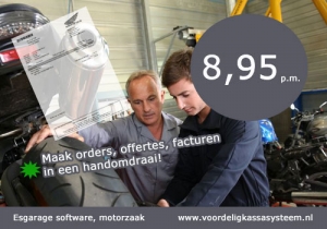 kassa software motorzaak, kassasysteem motorzaak